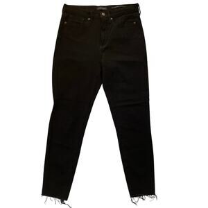 Banana Republic Black High Rise Skinny Jeans Size 29 Stretch Premium Denim